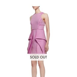 Tibi Size 2 Pink Open Back Sleeveless Dress